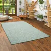Schlingen Teppich Memory Grün Meliert, Größe:100x200 cm Produktbild-Vorschau 1
