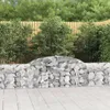 vidaXL Gabion avec arc surélevé 300x30x60/80 cm Fer Voir les images du produit 2