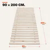 WOLKENLAND Lattenrost 90 x 200 cm | 23 Latten | Massivholz Produktbild-Vorschau 2