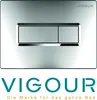 VIGOUR TEES WC-Betätigungsplatte für 2-Mengenspülung, chrom Produktbild-Vorschau 1