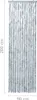 vidaXL Rideau moustiquaire blanc et gris 90x200 cm chenille Voir les images du produit 14