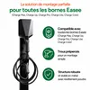 LDY Wallbox Standfuß für Easee Ladestation, Stahl, 149 cm Produktbild-Vorschau 2