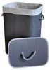Ekspand | Wäschekorb - Grau - 72 L - Bambusmaterial - 40 x Produktbild-Vorschau 2