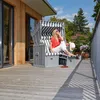 tectake® Strandkorb Sylt 115 x 158 x 78 cm Produktbild-Vorschau 8