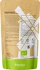 The back of a product package for flaxseed flour. Produktbild-Vorschau