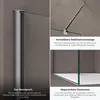 doporro Luxus Duschwand für Dusche Duschabtrennung Produktbild-Vorschau 5