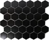 Keramik Mosaikfliesen Hexagon Salamanca Schwarz Matt H51 Produktbild-Vorschau 4