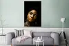 MuchoWow® Poster Frau - Ohrringe - Gold 80x120 cm - Produktbild-Vorschau 5