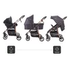 Babygo Kombikinderwagen Style 3in1 schwarz/rosegold Produktbild-Vorschau 4