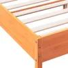 Massivholzbett ohne Matratze Wachsbraun 120x190 cm Produktbild-Vorschau 7