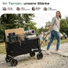Sekey Faltbar Bollerwagen Klappbar Handwagen Gartenwagen Produktbild-Vorschau 2