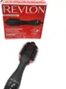 The image shows the packaging of a Revlon hair dryer brush and the product itself. Podgląd zdjęcia produktu