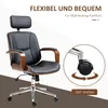 Vinsetto bureaustoel met hoge rugleuning, met afneembare Productafbeelding-voorbeeld 6