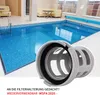 An indoor swimming pool with a product detail overlay. Produktbild-Vorschau