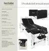 tectake® 3zónový masážní stůl Ko Tao šířka 78 cm, čalounění Náhled obrázku produktu 7