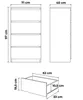 Kommode 70cm AVEN 4 Schubladen, Mehrzweckschrank Schrank, Produktbild-Vorschau 4
