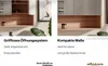 Two identical bathroom cabinets shown side-by-side with descriptive text below each. Produktbild-Vorschau