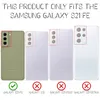 NALIA Klare Neon Silikonhülle für Samsung Galaxy S21 FE, Produktbild-Vorschau 4