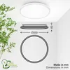 LED stropné svietidlo 8,5 W 1800 lm 4000 K HxØ 6x33 cm Náhľad obrázku produktu 8
