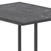 Beistelltisch Infinity 43x35 cm - schwarzer Marmor Produktbild-Vorschau 8