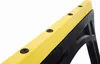 A close-up view of the top edge of a yellow and black workshop stand. Produktbild-Vorschau