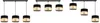 KAR-LIGHTING Pendelleuchte 3-flammig Schwarz-Gold, Metall, Produktbild-Vorschau 8