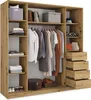 Masseno Schiebetürenschrank PINA 200/205/58 cm Produktbild-Vorschau 3