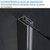 IMPTS Duschkabine 80x80cm Viertelkreis Duschabtrennung Rund Produktbild-Vorschau 7