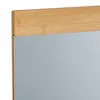 Miroir mural Relaxdays avec étagère, cadre en bambou, H x L Voir les images du produit 6