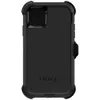 The back of a black OtterBox Defender Series phone case for an Apple iPhone 11. Voir les images du produit