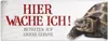 Metallschild mit Schildkröte Motiv und Spruch: Betreten auf Produktbild-Vorschau 1