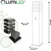 LUMILED Wegeleuchte Außen Pollerleuchte Außenstehleuchte Produktbild-Vorschau 3