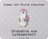 Mr. & Mrs. Panda Mousepad Studentin Leidenschaft - Grau Produktbild-Vorschau 1