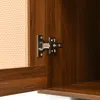 MODFU Garderobenschrank Wandgarderobe mit 6 goldenen Produktbild-Vorschau 6