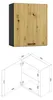Küchenmöbelset Cosmo Design ANIKA Eiche Artisan/Graphit 2 Produktbild-Vorschau 8