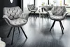 riess-ambiente Drehbarer Stuhl THE DUTCH COMFORT grau Samt Produktbild-Vorschau 5