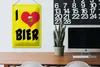 Blechschild  I Love Bier, 30 x 20 cm, Blechschilder Spruch Produktbild-Vorschau 5