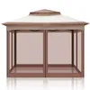 LEADZM 3.3 x 3.3 x 2.65M Pavillon Faltpavillon Gartenzelt Produktbild-Vorschau 5