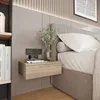 KOMTO Wandregal mit Schublade Sonoma Eiche - Nachttisch Produktbild-Vorschau 2