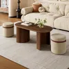MODFU 3-delige salontafelset met een ovale salontafel en 2 Productafbeelding-voorbeeld 5