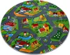 Teppich ring LITTLE VILLAGE Mehrfarben rund 100 cm Produktbild-Vorschau 1