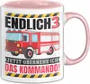 3. Geburtstag Geschenk Tasse Becher Feuerwehr Fan Jungs Produktbild-Vorschau 1