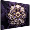 Leinwandbild 3D-lila-Diamantblume 90x60 Feeby Violett bild Produktbild-Vorschau 1