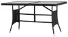 vidaXL Tavolo da giardino nero 140 x 80 x 74 cm in poly Anteprima dell’immagine prodotto 6