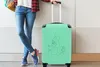 MuchoWow® Koffer Handgepäck Trolley Rollkoffer Kleine Produktbild-Vorschau 5