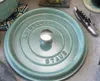 Staub cocotte, 28 cm | šalvějově zelená | kulatá | litina Náhled obrázku produktu 11