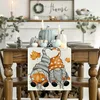 Herbst Tischläufer Ahornblätter Kürbisse 40x140 cm Beige Produktbild-Vorschau 2