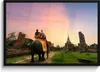 MuchoWow® MuchoWow® Gerahmtes Poster Elefant - Tiere - Dorf Produktbild-Vorschau 1