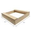 Sandkasten Mini Sandkiste Sandbox Beach aus Massivholz in Produktbild-Vorschau 2