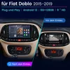 Autoradio Android 15 pour Fiat Doblo 2015-2019 GPS Navi Voir les images du produit 2